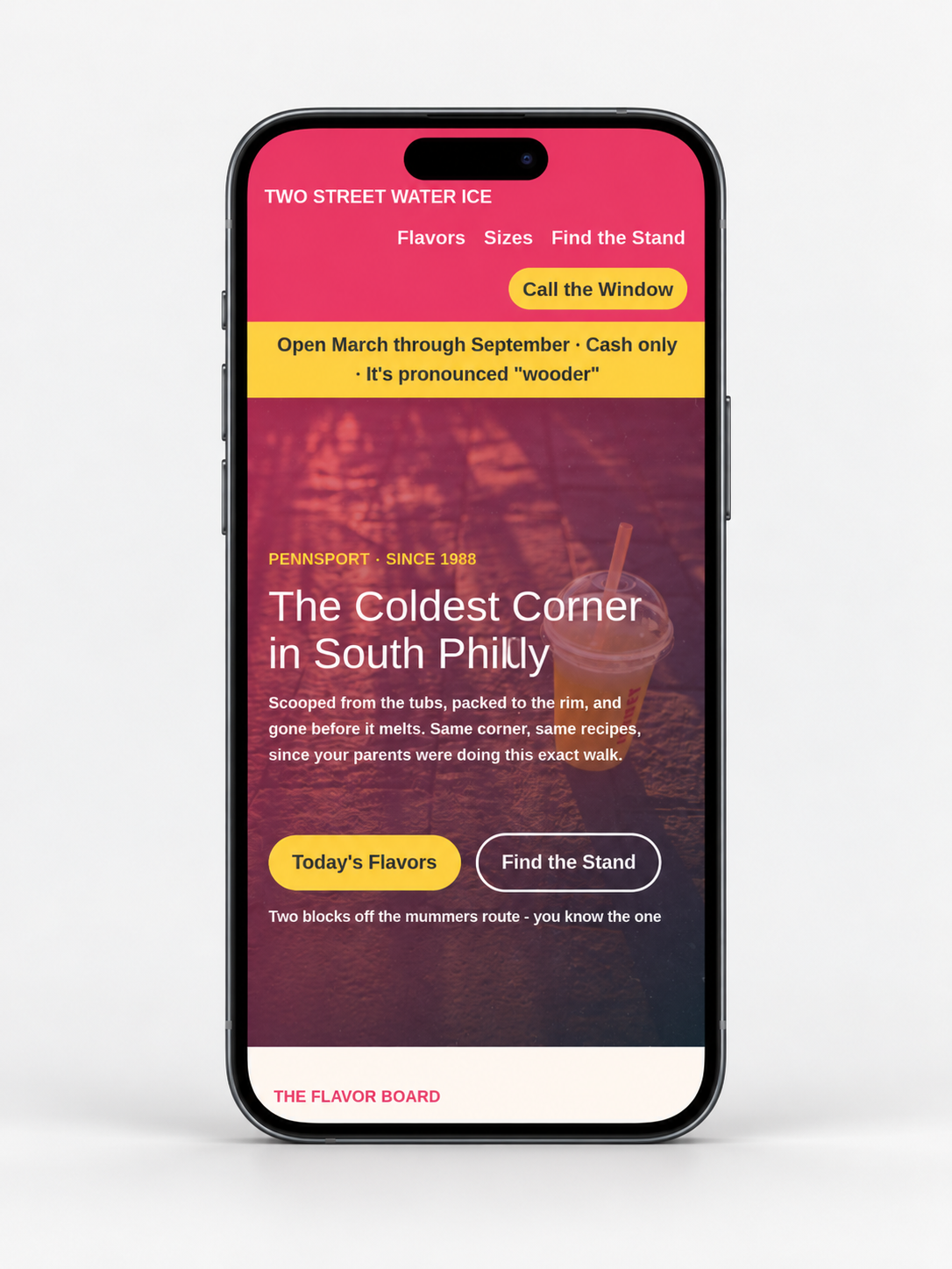Philly Water website shown on mobile